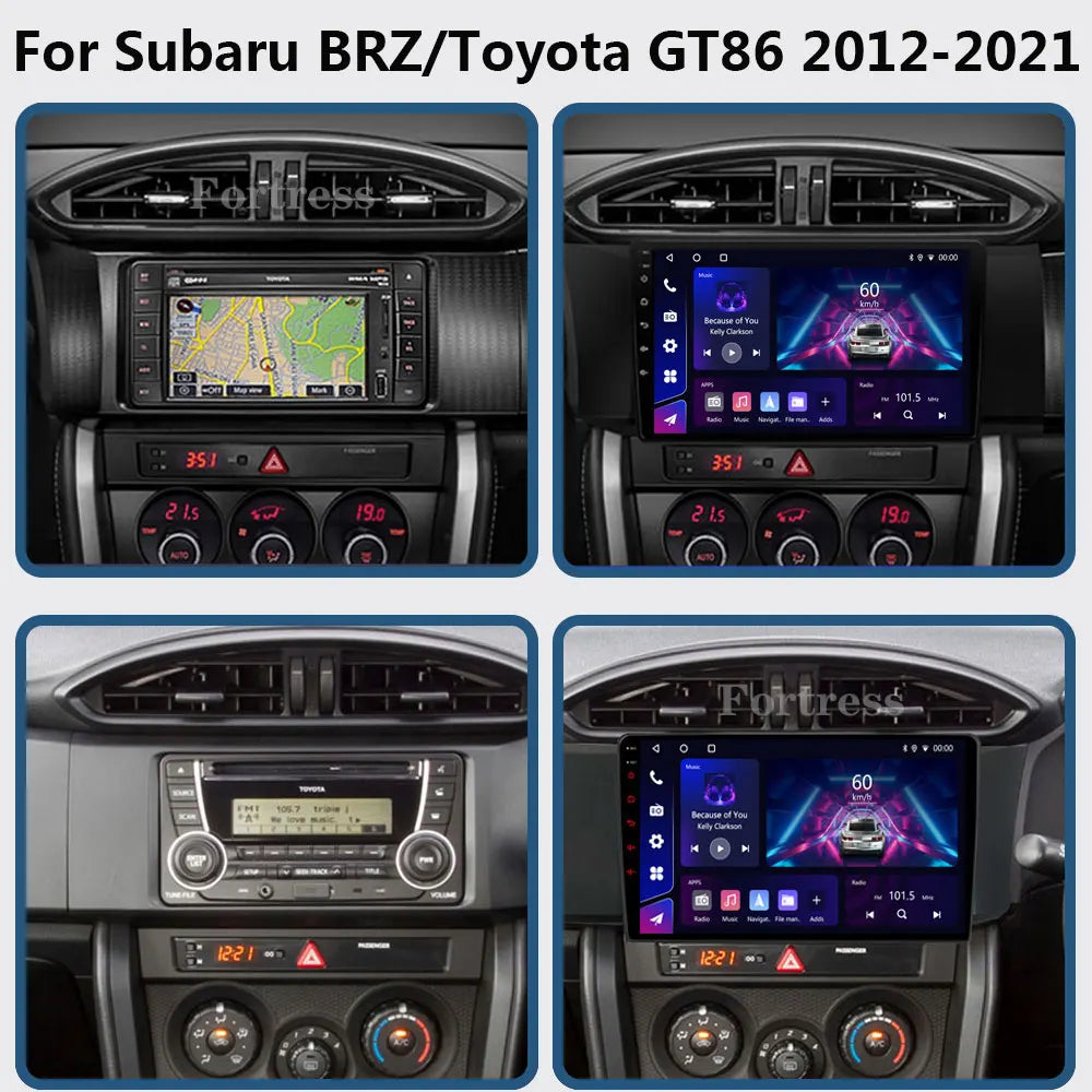 Android 16 For Toyota GT86 GT 86 Subaru BRZ Scion FRS 2012 2013 - 2016 Car GPS Navigation