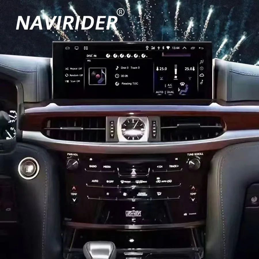 Car Android For Lexus LX570 2016-2024 Radio Tape Recorders GPS 12.3inch Qled Screen Multim | AUTOKITSHOP