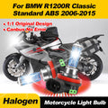 100W Motorcycle Headlight Bulbs 20000LM Moto Halogen Lamps 12V For BMW R1200R Classic Stan