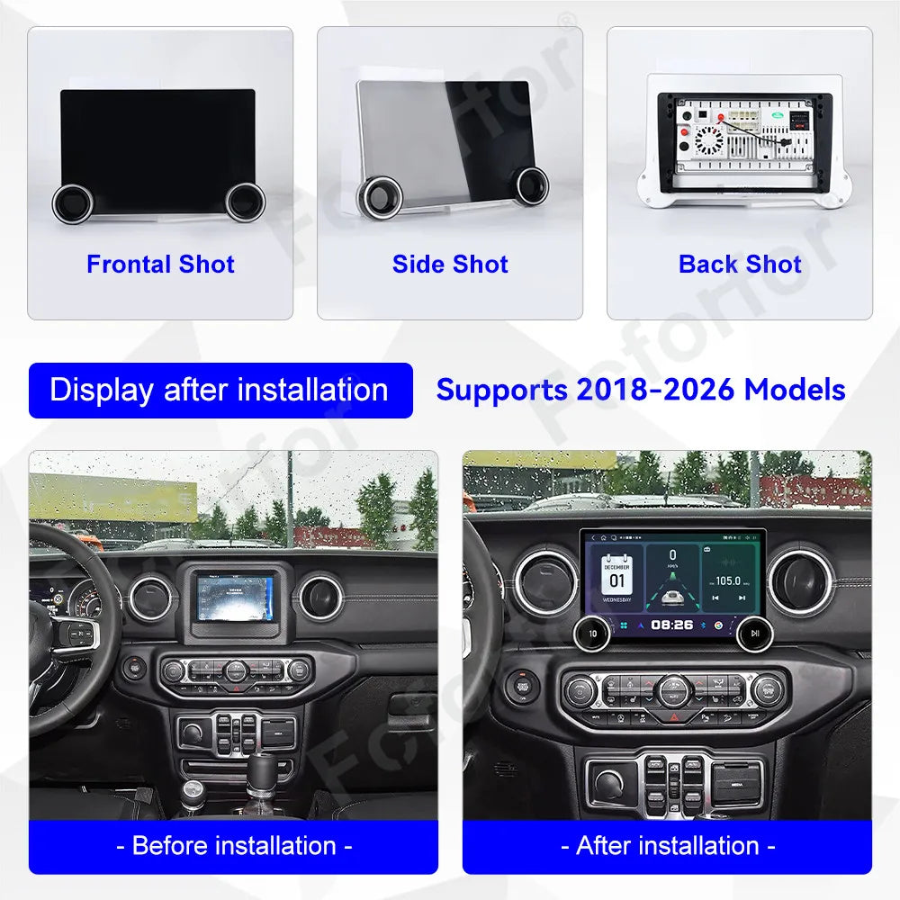11.5 Inch Android 15 Wireless CarPlay Luxury HD Display GPS Navigation Stereo Head Unit Fo
