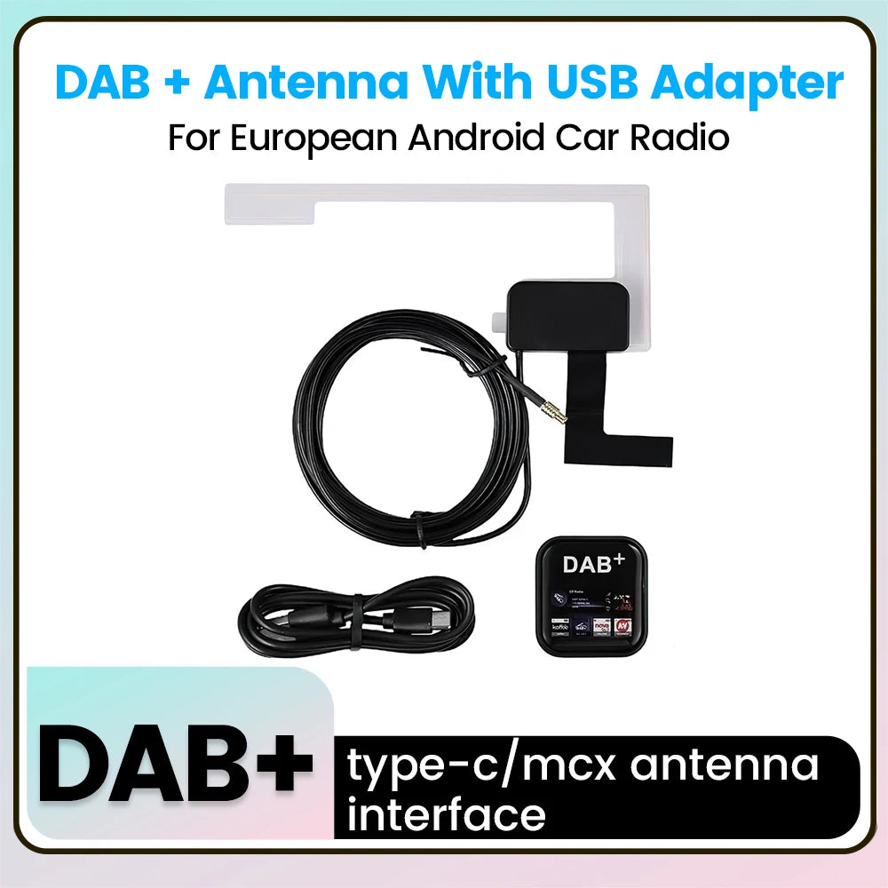DAB+ Antenna USB Adapter for European Android Car Radio Video Multimedia Player GPS Naviga | AUTOKITSHOP