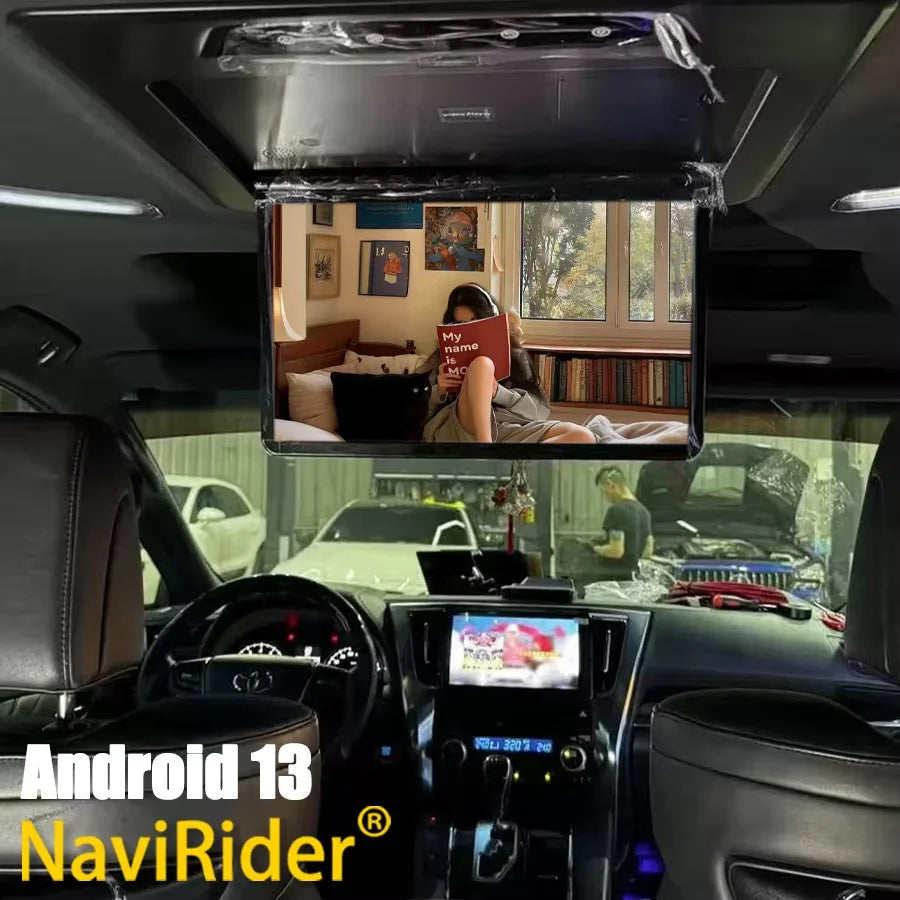 S 15.6" Car TV Roof Mounted Monitor For Toyota Alphard 30 Series 1080P HD Digital Screen C