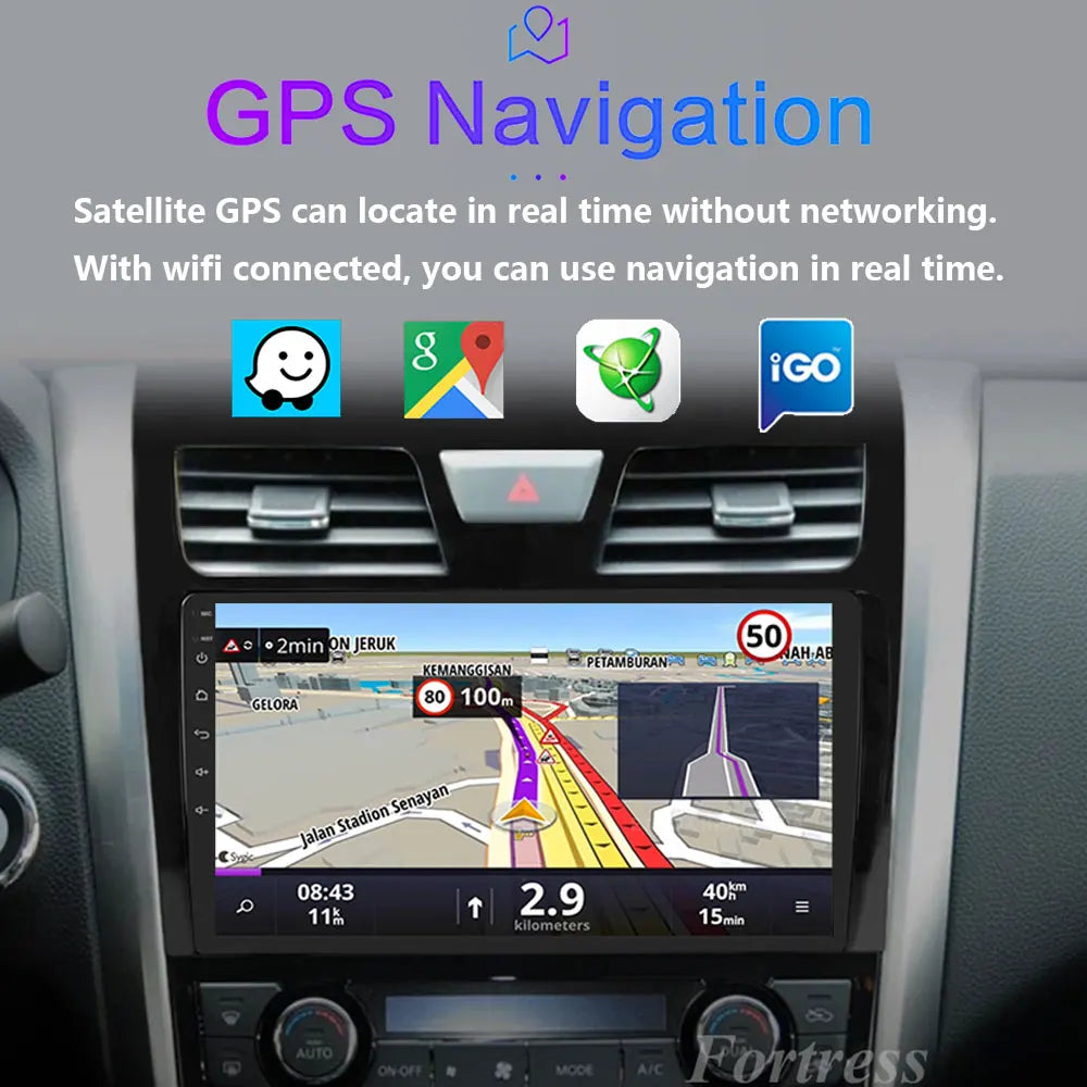 Wireless CarPlay For Nissan Teana Altima J33 2013 2014 2015 GPS Navigation DSP Stereo Car