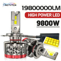 ACTVTCA 9800W 19800000LM H7 H4 H11 LED Headlight High Power Canbus 9005 HB3 9006 HB4 9012