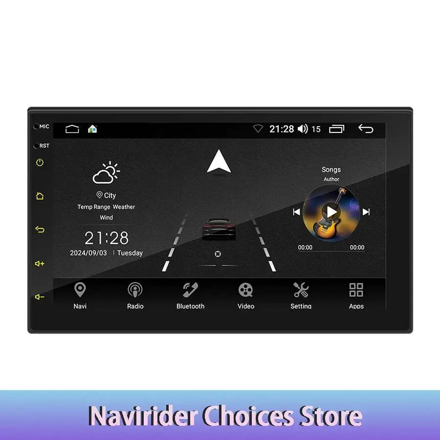 7inch 2Din Stereo GPS Touch Screen Car Radio Stereo Bluetooth Multimedia Universal For App