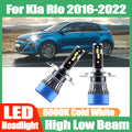 Canbus No error Front Headlights 120W High Power LED Headlights 3570 CSP Chips 6000K White