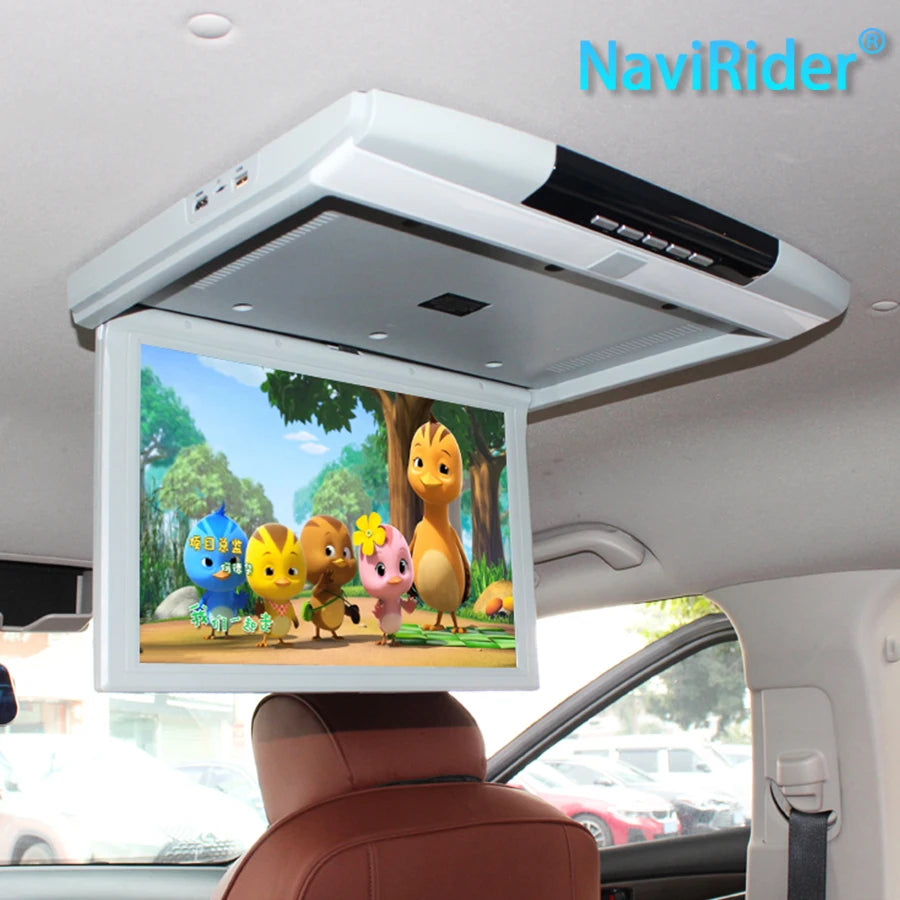 15.6 Inch/17.3 Inch Roof Ceiling Monitor Android 12 Special Multimedia Video Player IPS To