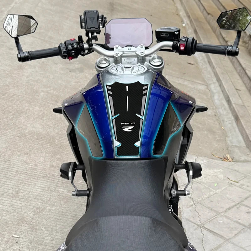 Motorcycle Fuel Tank Pad Stickers 3D Tankpad For BMW F900R 2020 2021 2022 Fishbone Sticker Tank  - Automotive LED Light