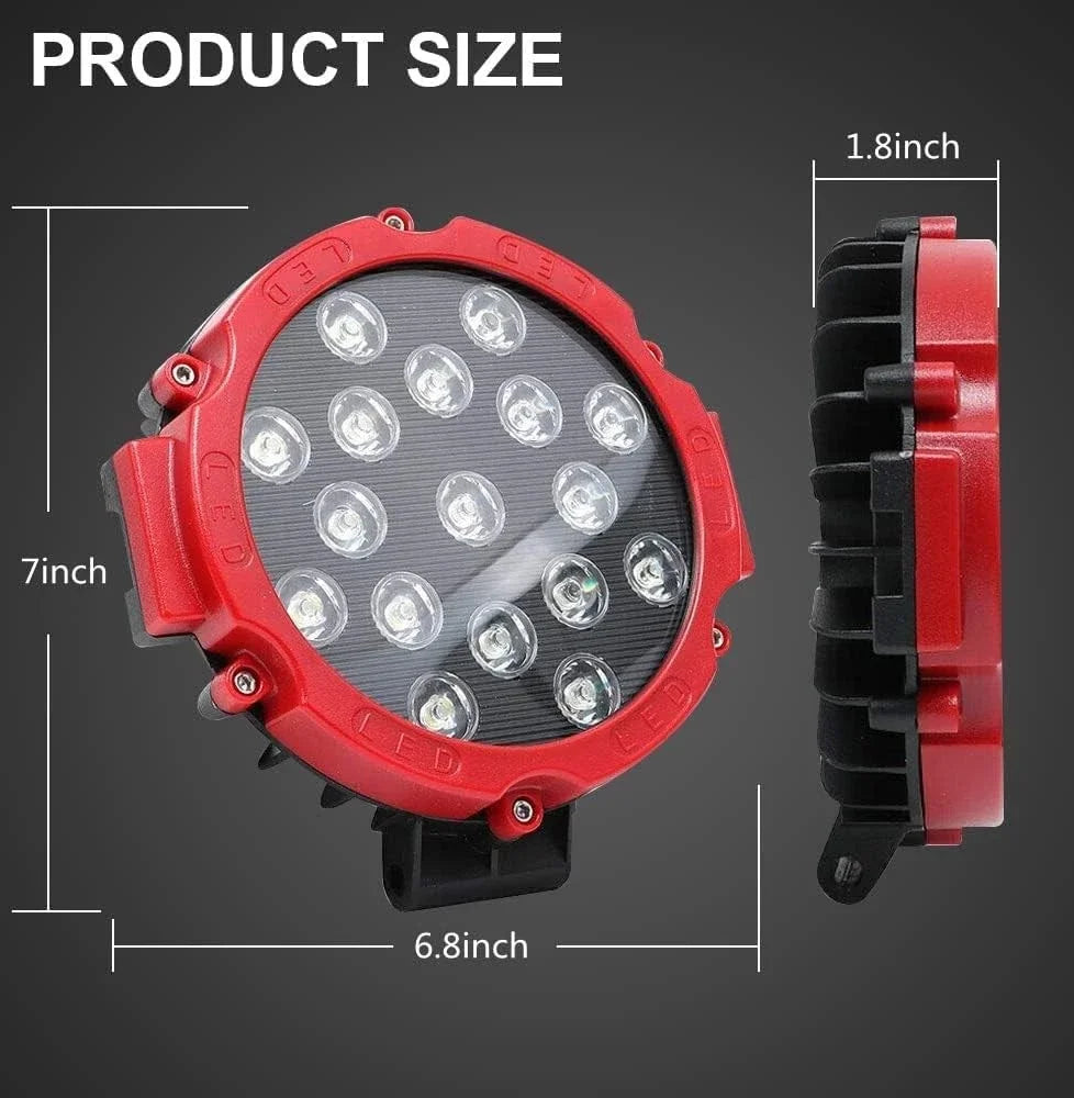 12V 150W Bright LED Light Off Road 4x4 Spotlight Car Headlight Work Spot Lamp Automotive C