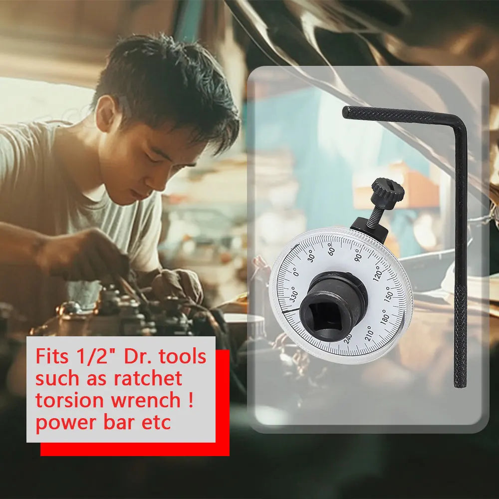Calibrated Torque Wrench Torquemeter Dial Hand Tool for Auto Service Automotive Garage Equipment - Automotive LED Light