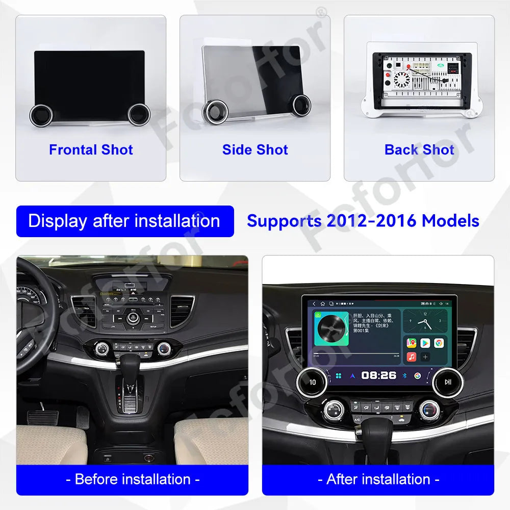 11.5 Inch Android 15 Wireless Carplay For Honda CR-V 2012-2016 Modern Upgrade High Definit