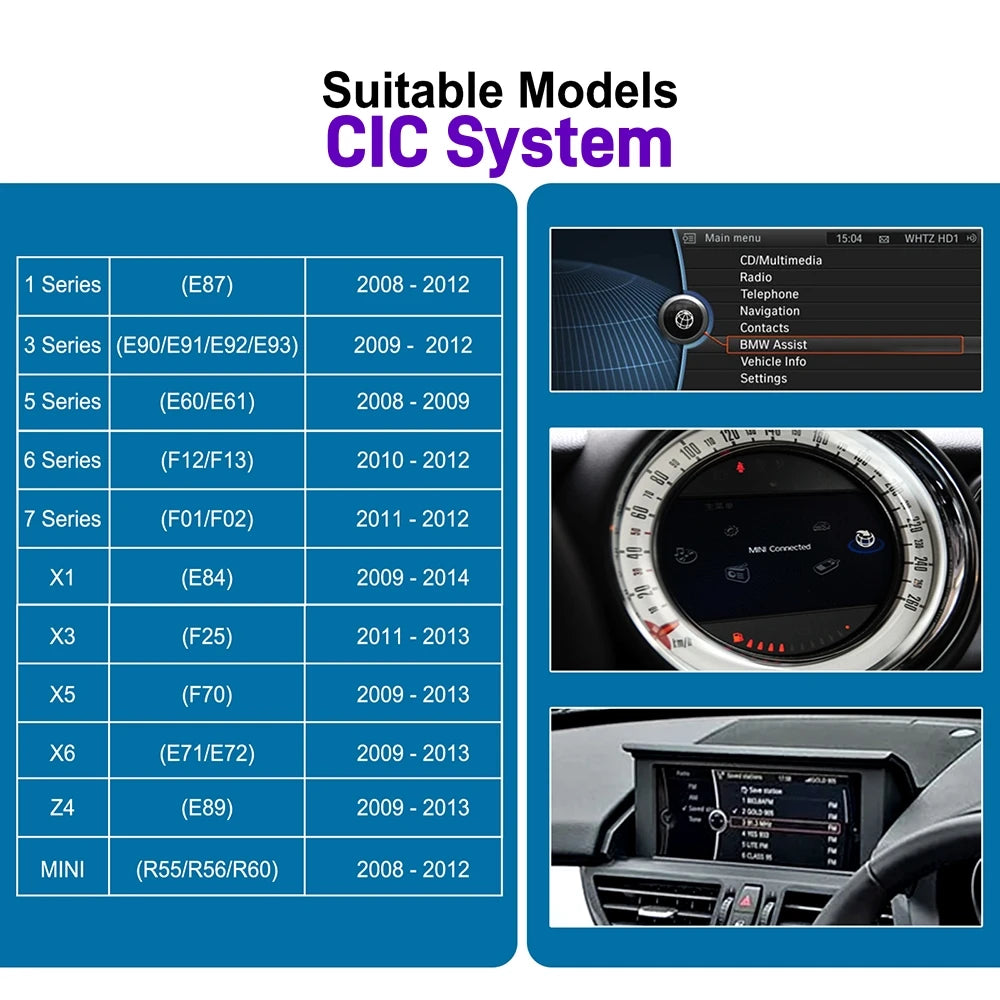 Android Auto Car Multimedia Wireless For Apple CarPlay Decoder Box For BMW 1 2 3 4 5 6 7 S | AUTOKITSHOP