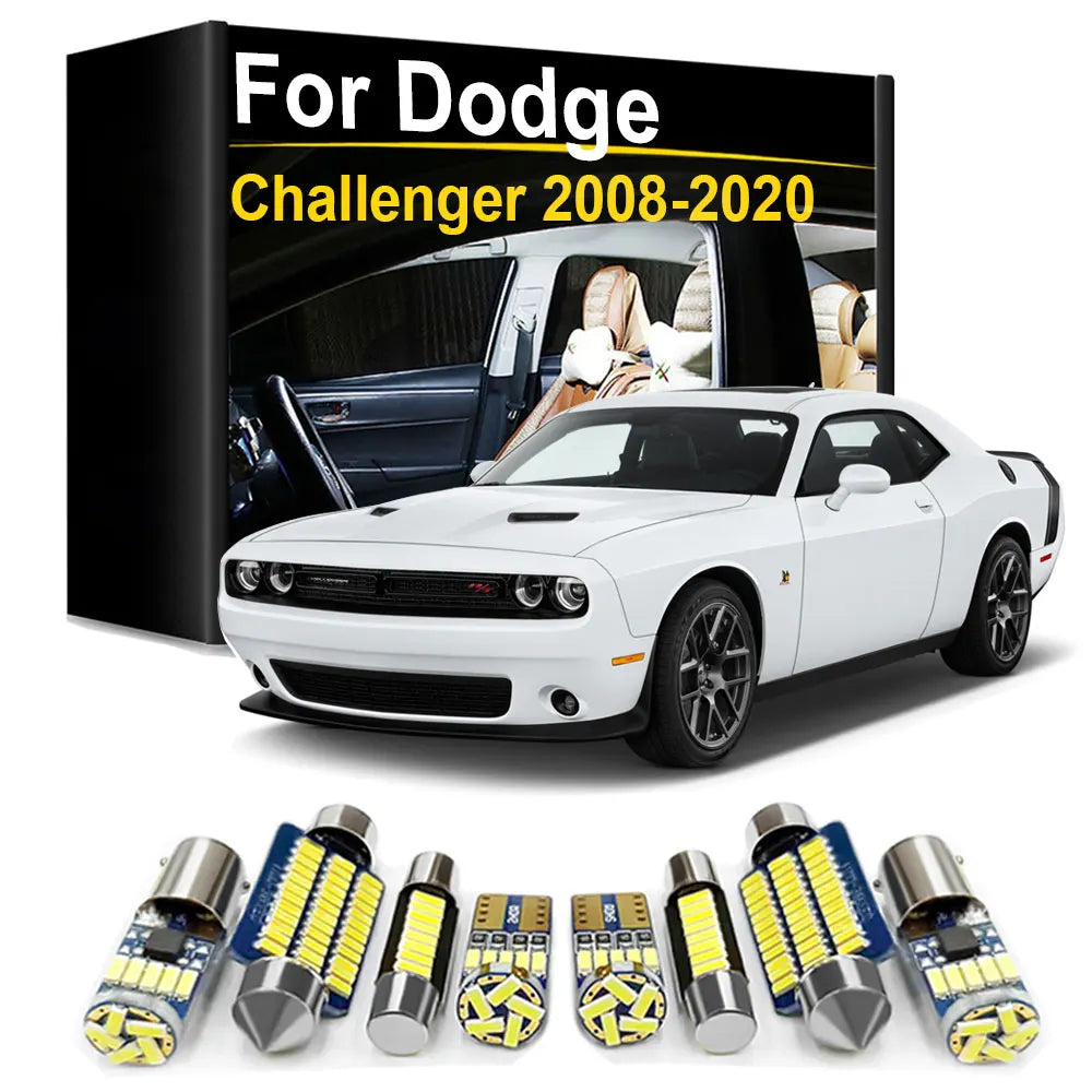 LED Interior Light Kit for Dodge Challenger - Canbus Error-Free Bulbs | AUTOKITSHOP