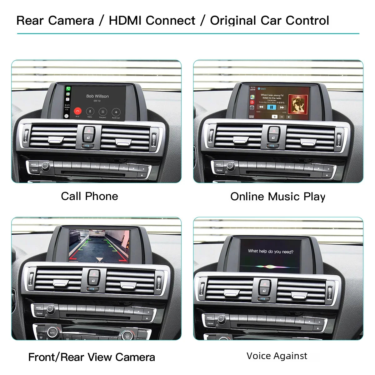 Wireless CarPlay Android Auto Adapter For BMW NBT 1 2 3 4 5 7 X Series F20 F21 F23 F30 F31