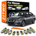 ZITWO LED Interior Light License Plate Lamp Kit For Nissan Versa 2007 2009 2011  for Nissan 2011-2015 - Canbus LED Car L