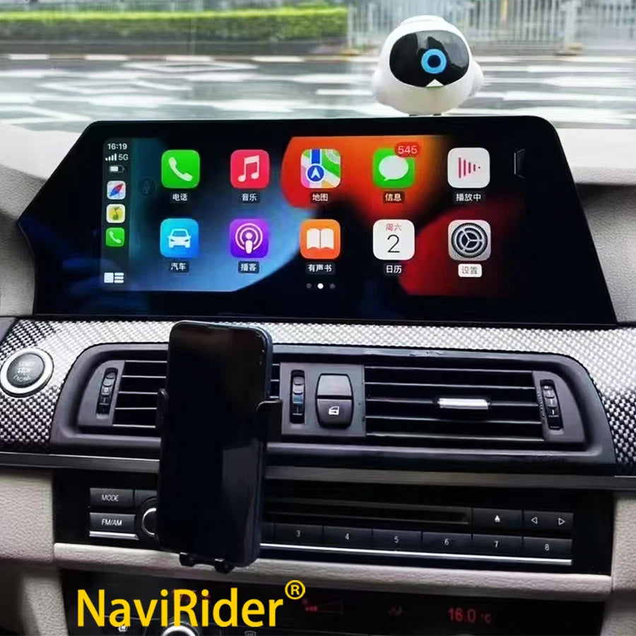 Auto Wireless CarPlay For BMW 5 Series GT F10 F11 F18 2011-2017 Android 15 12.3" Multimedi
