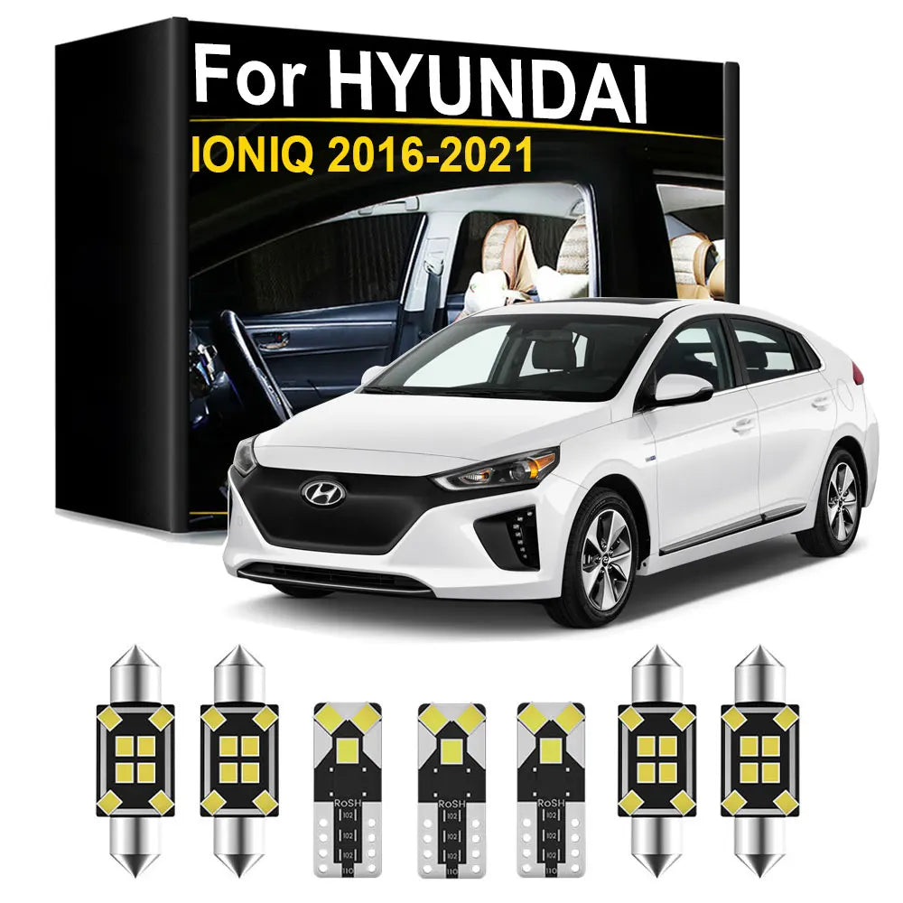 LED Interior Light Kit for Hyundai IONIQ - Canbus Error-Free Bulbs | AUTOKITSHOP
