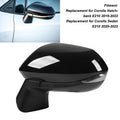 Car Wing Mirror Gloss Black Power Heated Side Mirror With Turn Signal Replacement for Corolla E2 - Canbus LED Car Light