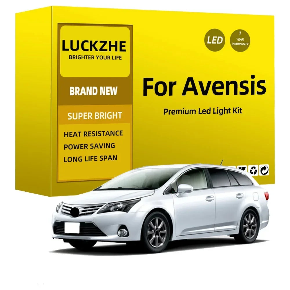 LED Interior Light Kit for Toyota Avensis T22 T25 T27 1997-2013 - Canbus Dome Map Door Trunk Bulbs | AUTOKITSHOP