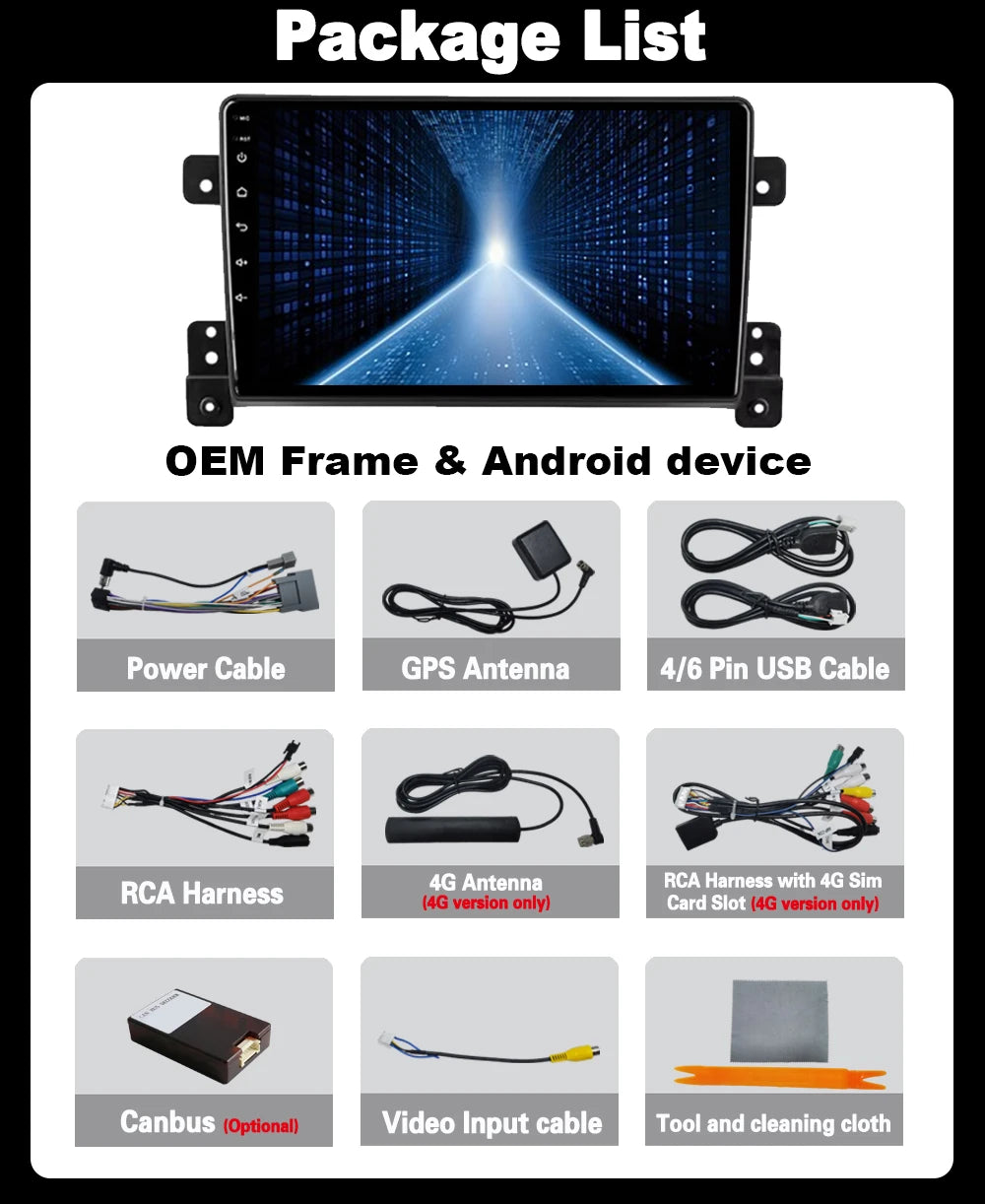For Suzuki Grand Vitara 3 2005-2015 Multimedia Player GPS wifi Navigation Stereo Head Unit