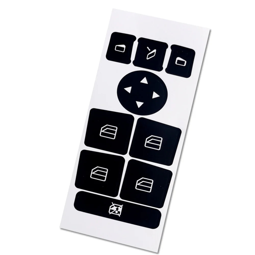 Button Repair Decals Sticker Kit For Mercedes C E CLS SLK Class W204 W212 W218