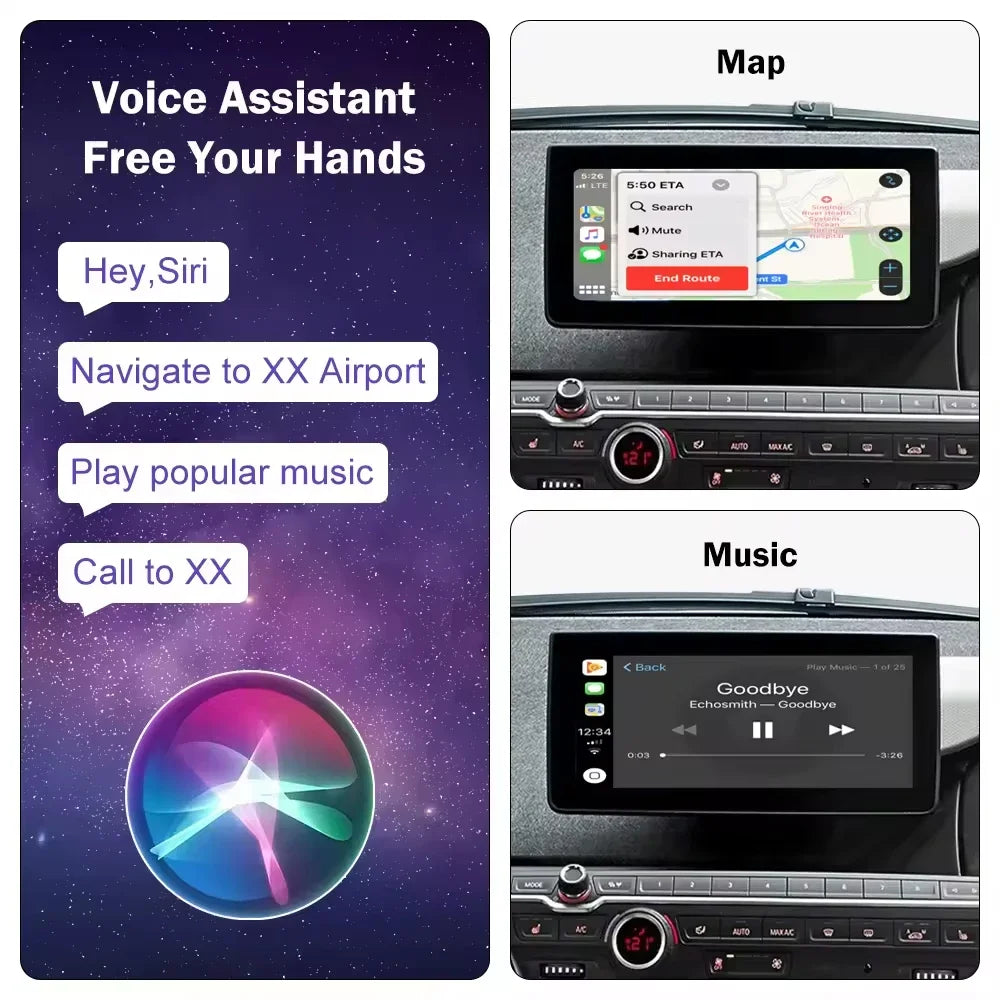 AUTOABC 2025 New Wireless CarPlay for BMW i3 I01 NBT System 2013-2017 with Android Auto Mi | AUTOKITSHOP