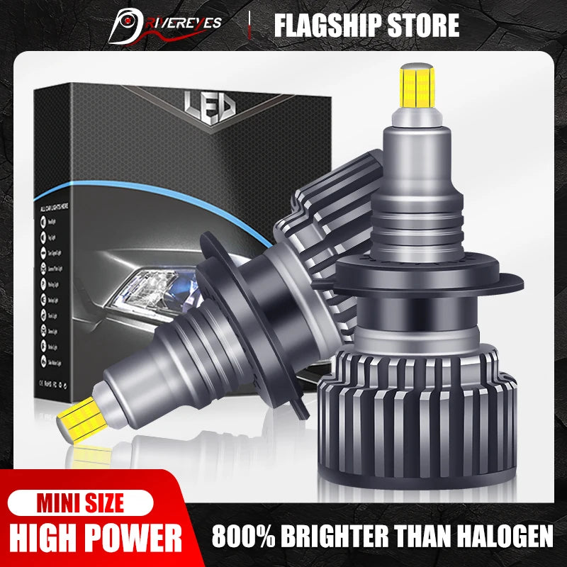 Powerful H7 H27 880 Led foglight H1 H11 H8 H9 HB3 9005 9006 HB4 9012 HIR2 led Canbus no Er