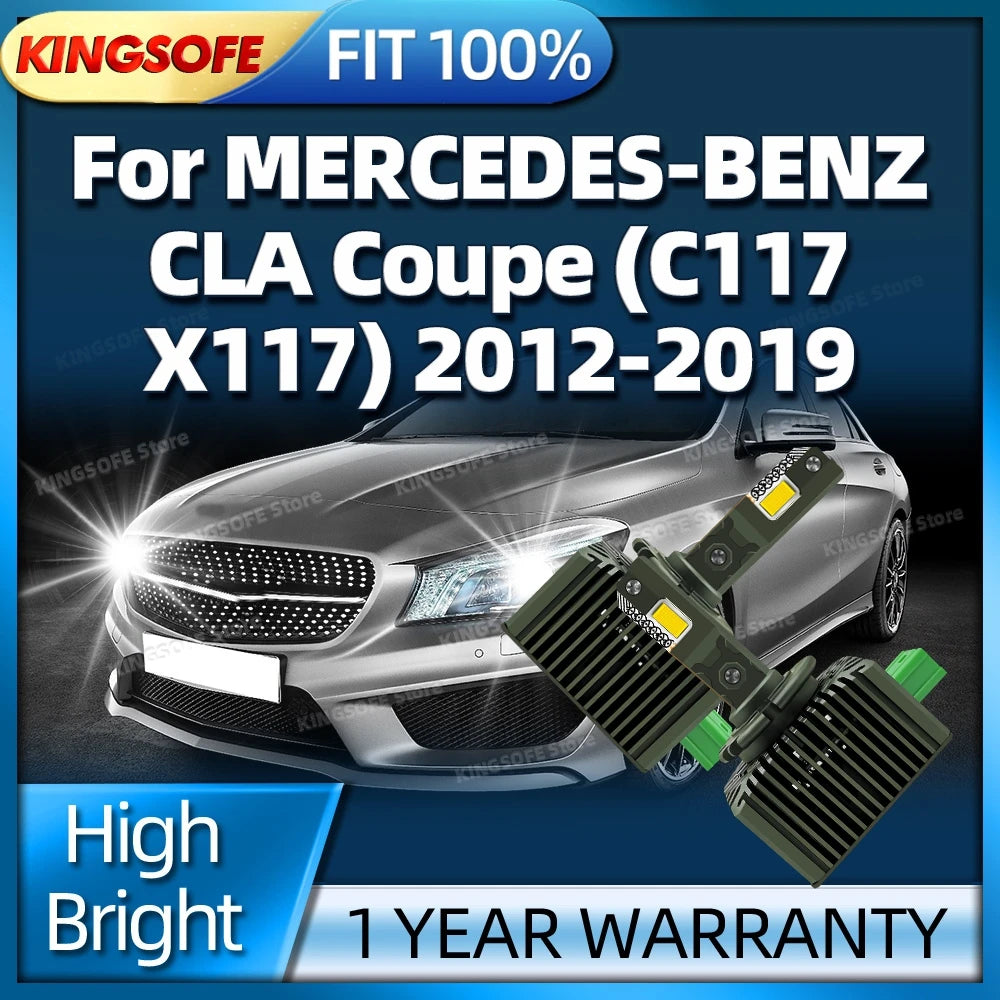 LED Headlight D3S Replace Xenon Light Canbus Bulbs For MERCEDES-BENZ CLA Coupe C117 X117 2