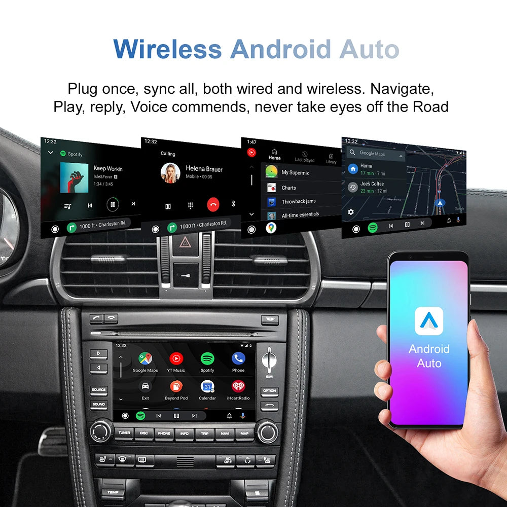 Wireless Carplay Android auto Module For Porsche PCM3.0 Panamera Cayenne Cayman Boxster 91 | AUTOKITSHOP