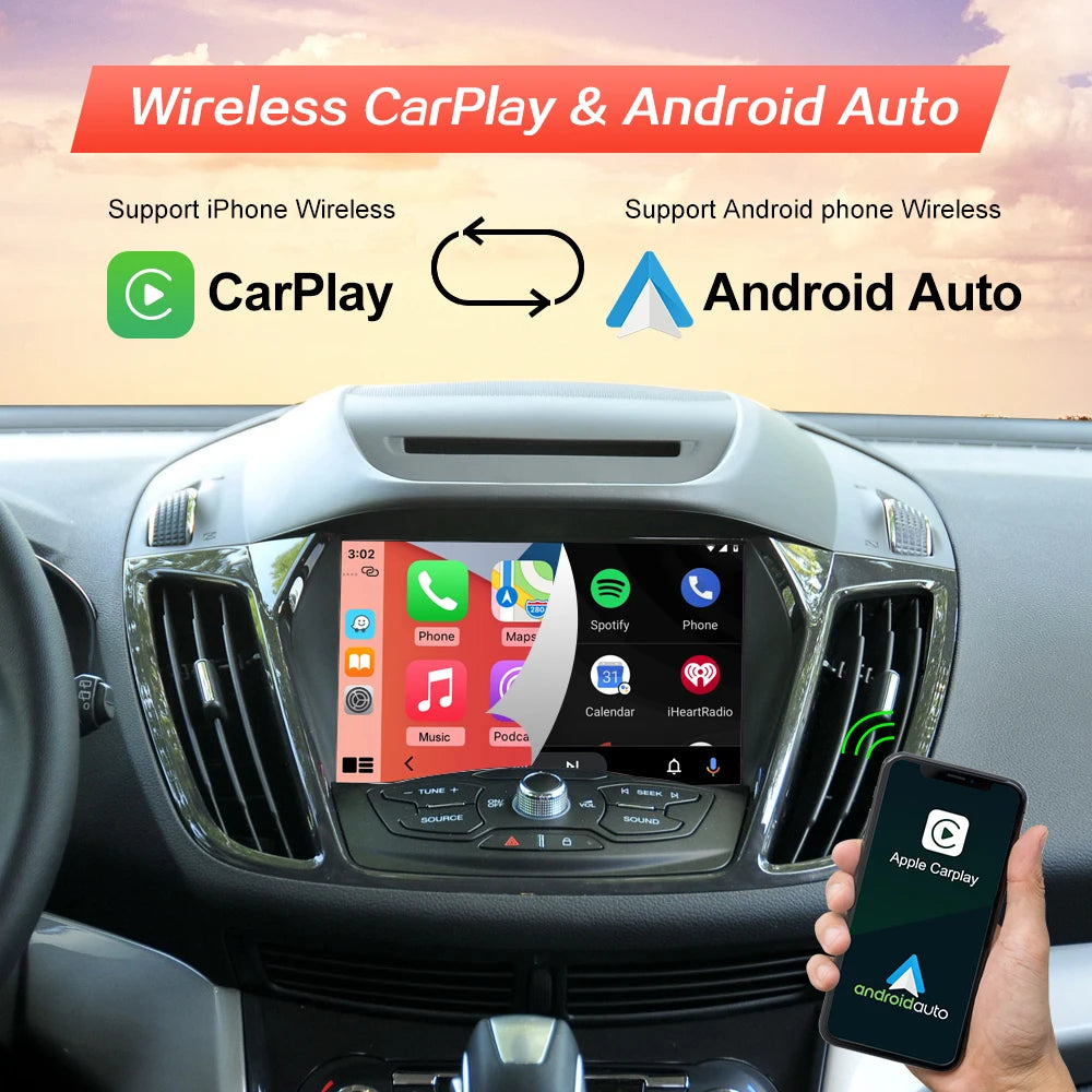 Wireless CarPlay for Ford Focus Escape Fiesta C-max Android Auto accessory Mirror Link Air | AUTOKITSHOP