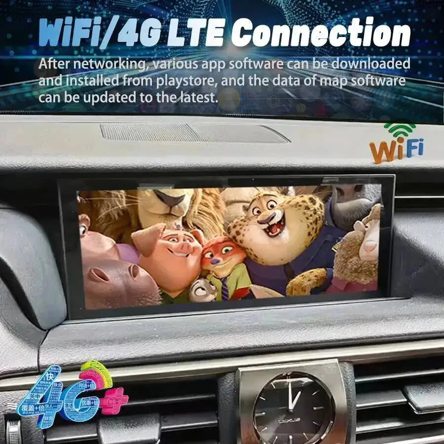For Lexus IS RC 200 250 300 350 200t 300h 2013-2016 2017 10.25" Screen Android Auto Stereo | AUTOKITSHOP