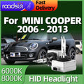 Roadsun 35W HID Bulb Xenon Headlight D1S 6000K White 8000K Blue Light For MINI COOPER 2006