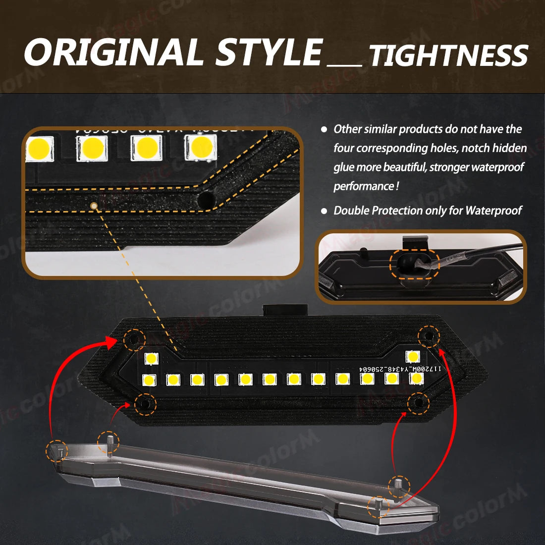 For Toyota Tacoma TRD Sport 2024 2025 Grille Lights Front Grill Lamp Car LED White Amber R | AUTOKITSHOP
