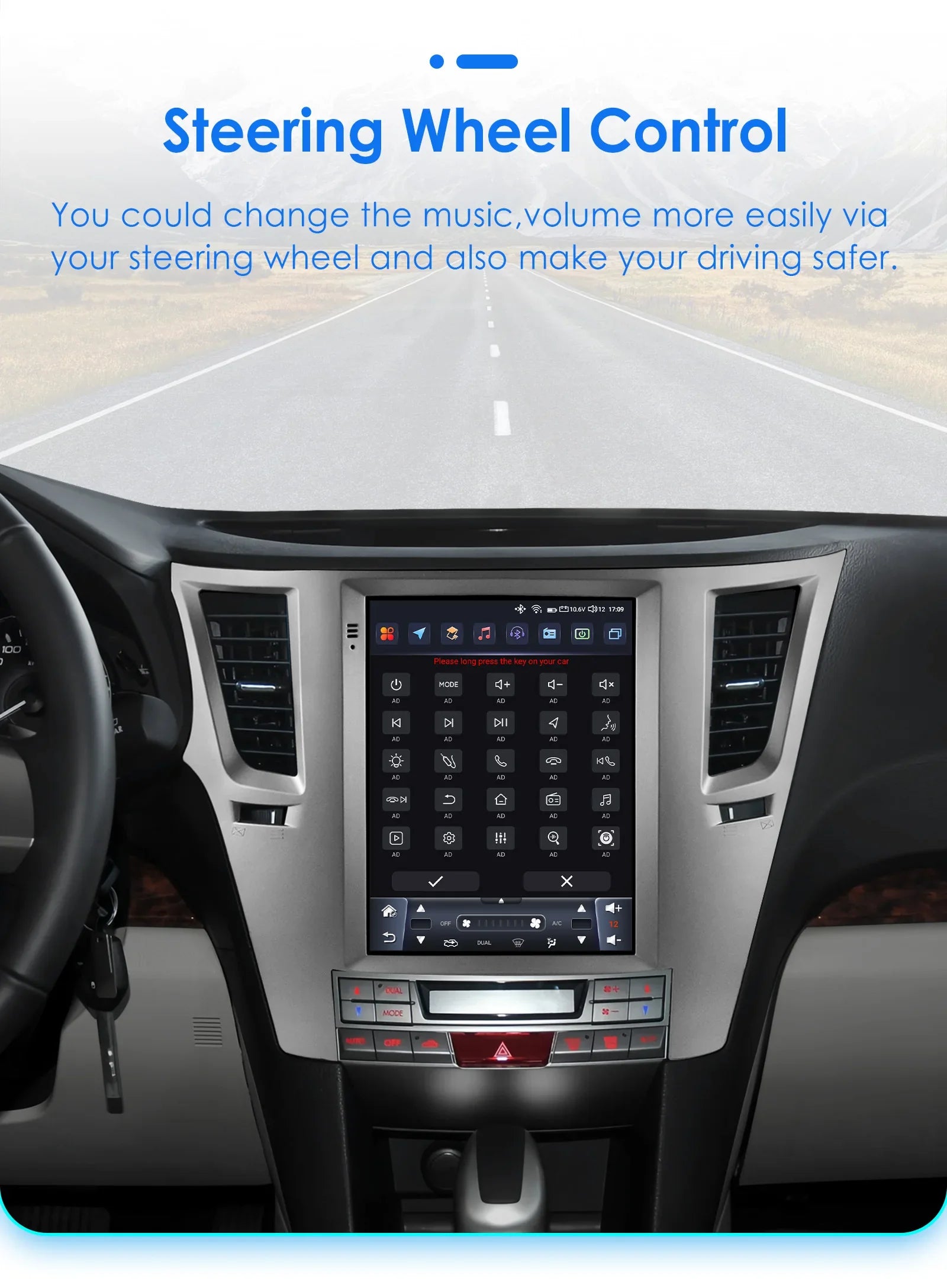 9.7"7862 Carplay Android Auto Car radio For Subaru Outback Impreza Legacy multimedia 4G 8C