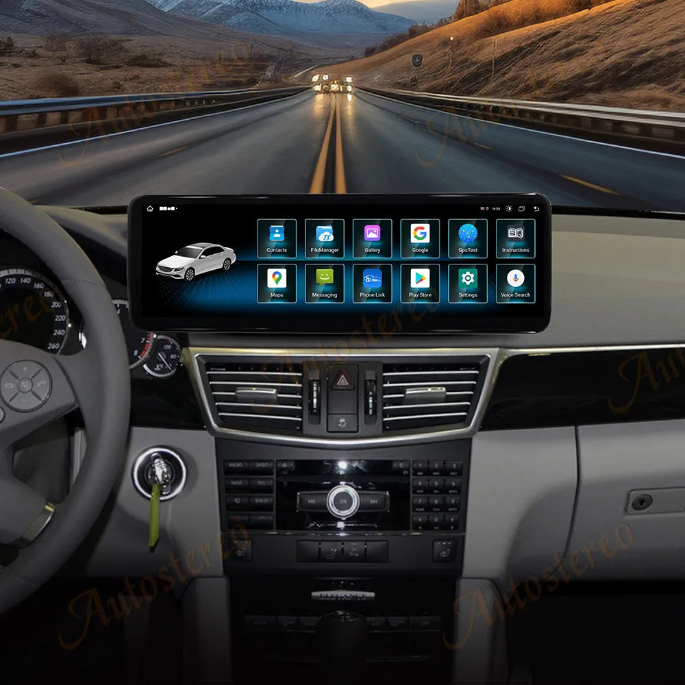 14.9 Inch Carplay 4G Android 15 For Mercedes Benz E Class W212 S212 W207 2009-2015 Car GPS