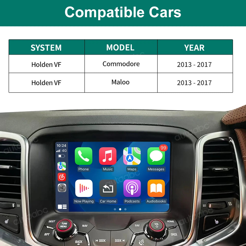 Wireless CarPlay Android Auto Module For Holden Commodore Maloo VF 2013-2017 Wired CarPlay | AUTOKITSHOP
