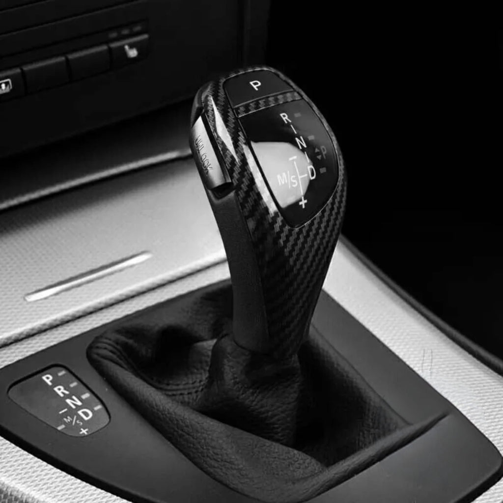 Carbon Fiber Style Automatic LED Shift Knob Gear Shifter For BMW 1 3 Series E90 E92 E93 E8
