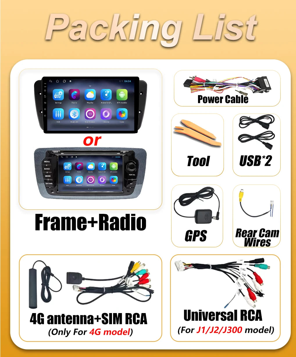 Android 16 Car Radio For SEAT Ibiza 6J IV 4 2008 2009 2010 - 2015 Carplay Auto Video 5G BT | AUTOKITSHOP