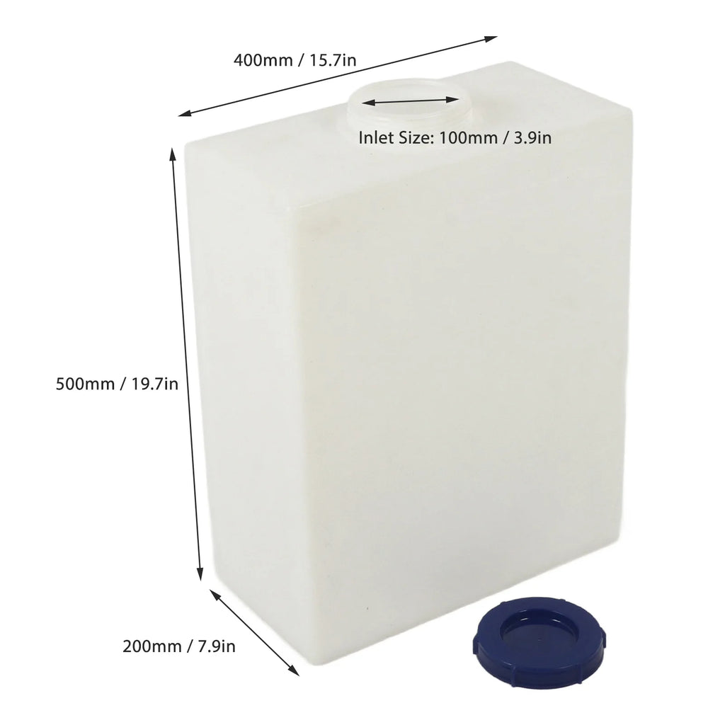 RV Water Storage Tank Heat Cold Resistant PE Fresh Water Tank 435×400×255mm/500×400×200mm for Tr - Automotive LED Light