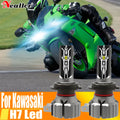 2x H7 Led Light Motorcycle Headlight Canbus Car Fog Bulb Moto Driving Running Lamp 12v 55w