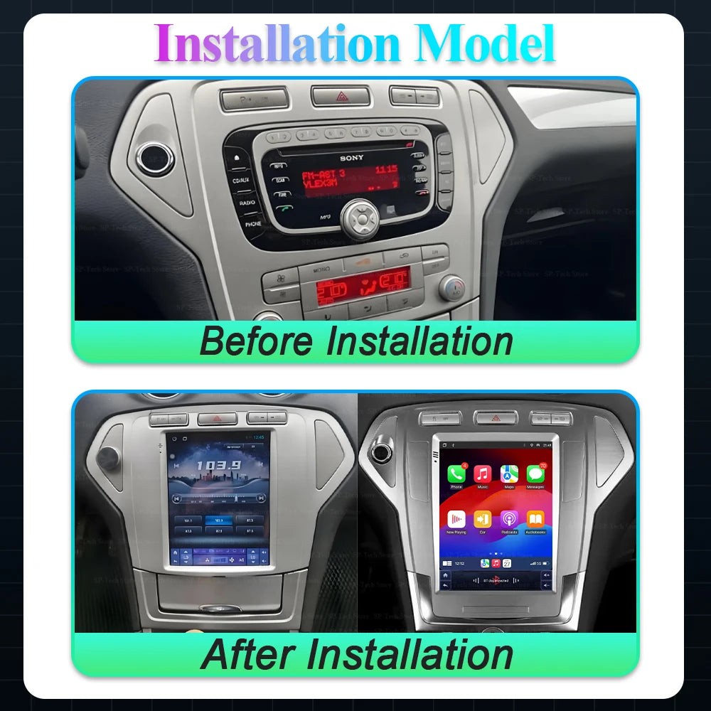 9.7 Inch Android 16 For Ford Mondeo 4 Mk4 2006-2010 Ar Radio Player Navigation Gps Stereo  | AUTOKITSHOP