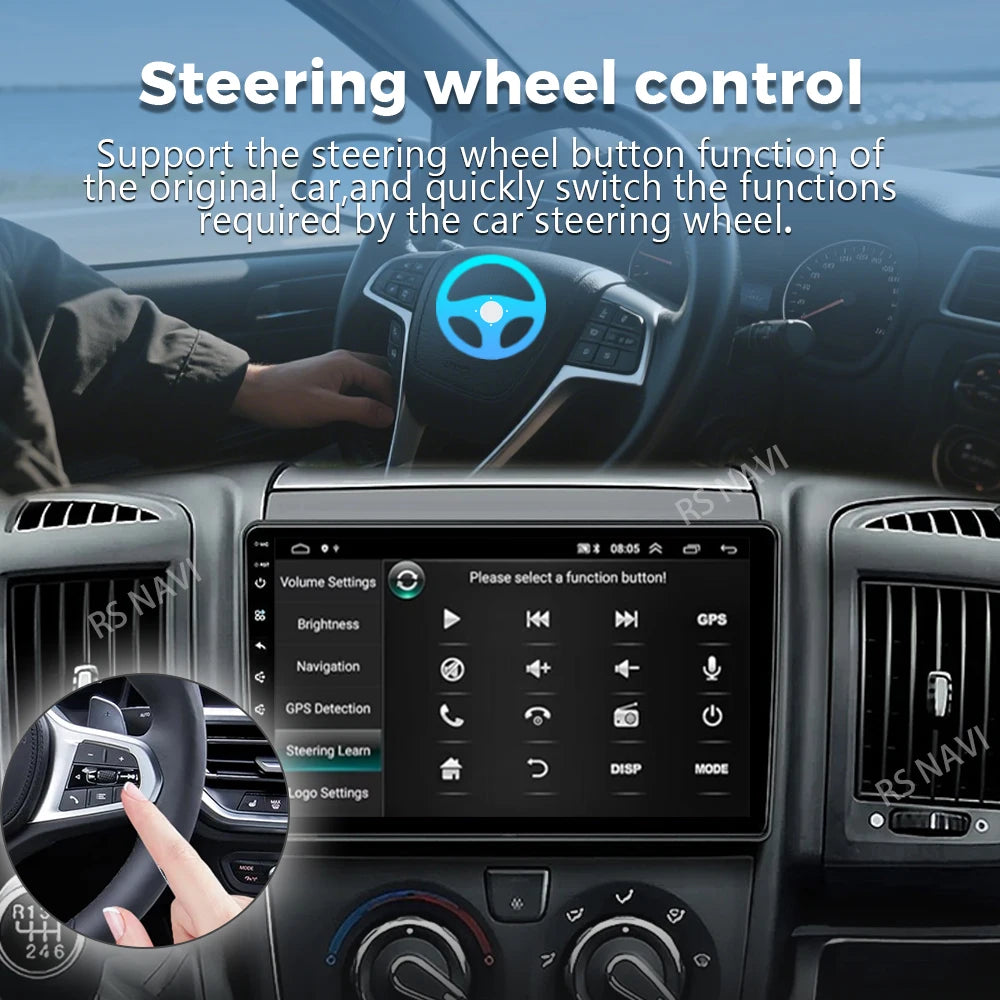 Android 16 Car Radio For Fiat Ducato Peugeot Boxer Citroen Jumper 2006 -2022 Wireless Carp