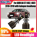 2X CSP Chips Car Turbo Light 6500K White 20000LM 120W LED Headlight For AUDI A6 C7 (4G2, 4