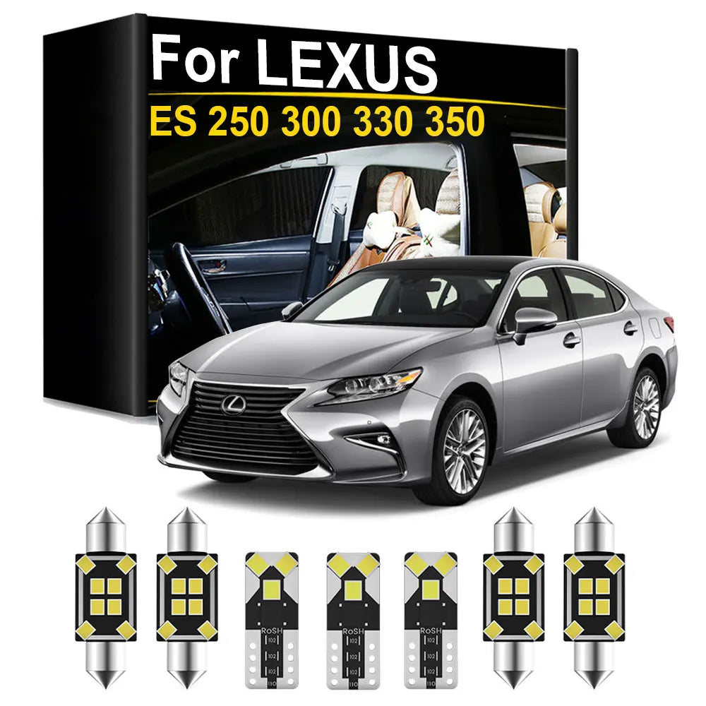 LED Interior Light Kit for LEXUS ES250 ES300 ES330 ES350 ES300H 1989- 2009 - Canbus Dome Map Door Trunk Bulbs | AUTOK...