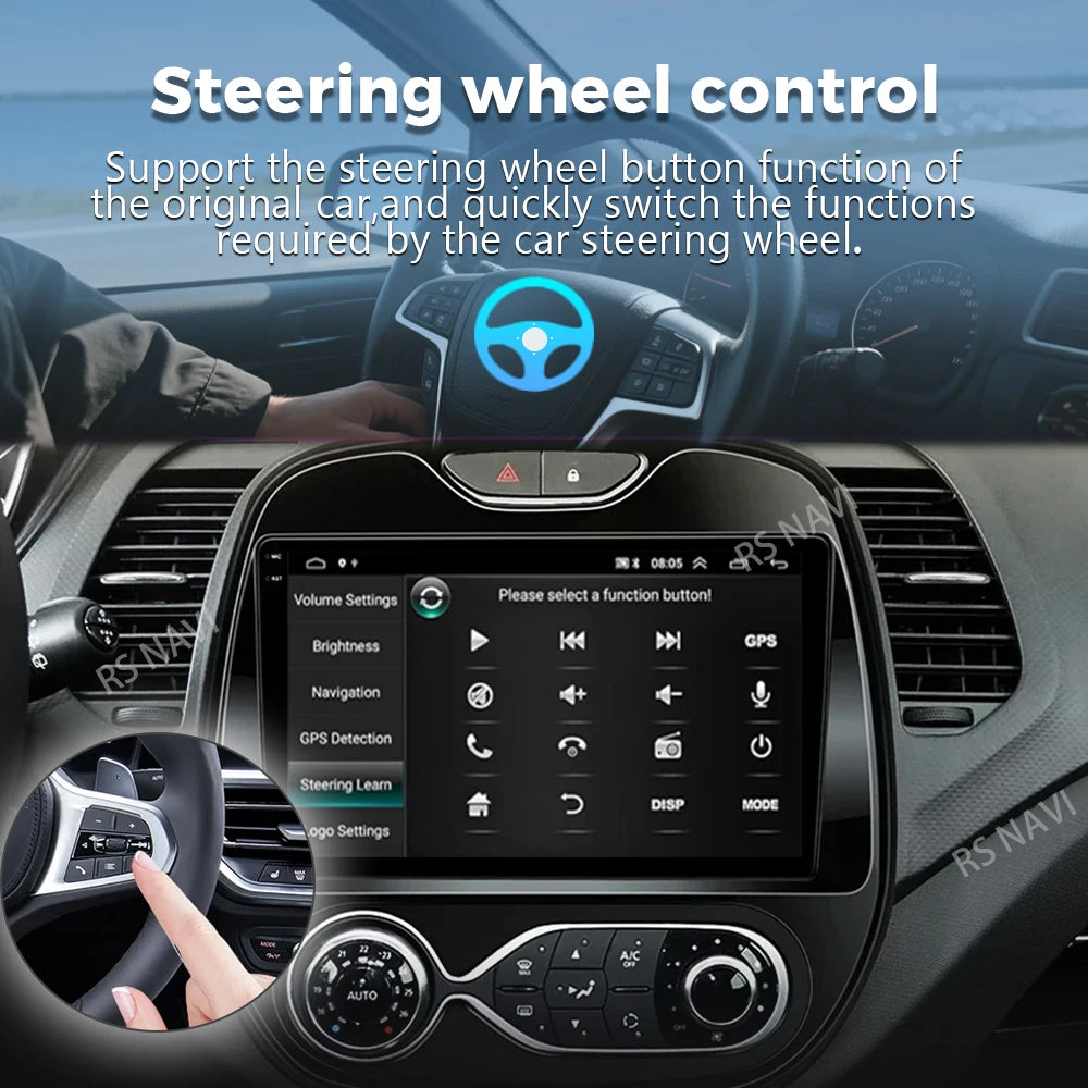 Qualcomm Android 16 For Renault Kaptur Captur Clio Samsung QM3 2013 2014 2015 2016 Car Rad