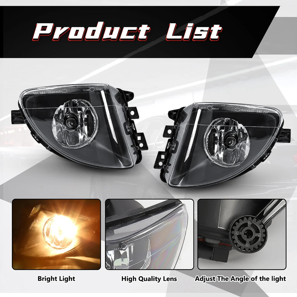 63177216888 63177216887 Car Fog Lamps For BMW 5 Series 5 Series F10 F18 520d 520i 523li 52 | AUTOKITSHOP