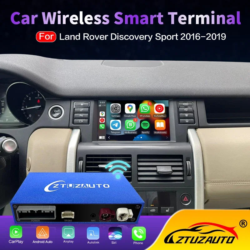 OEM Screen Upgrade Wireless CarPlay For Land Rover Discovery Sport Harman Android Auto Ai