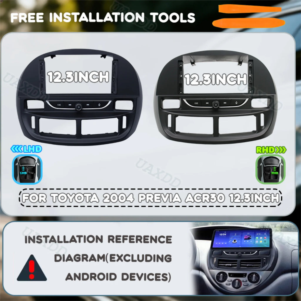 LED Interior Light Kit for TOYOTA ACR30 - Canbus Error-Free Interior Bulbs