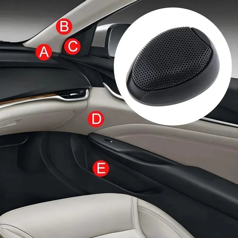 Hifi-level Audio Universal Car Dome Tweeter 1 Pair of 1000w Waterproof Super Power High Noise Re - Automotive LED Light