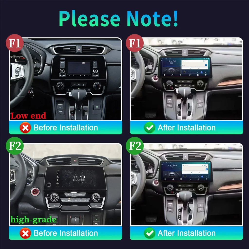12.3" Car Radio Multimedia For HONDA CRV 2017-2022 Android Multimedia Wireless Androd Carp